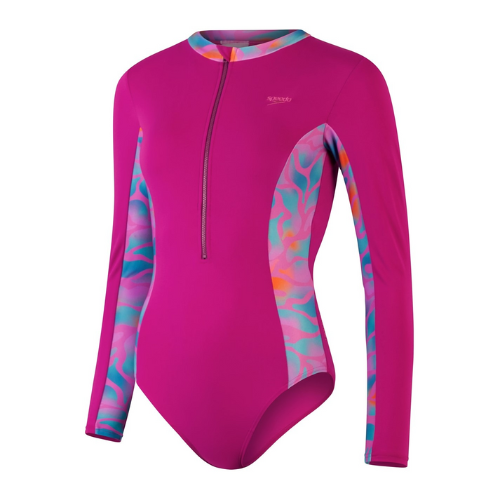 Long Sleeve One-Piece Swimsuit, €90, Roxy