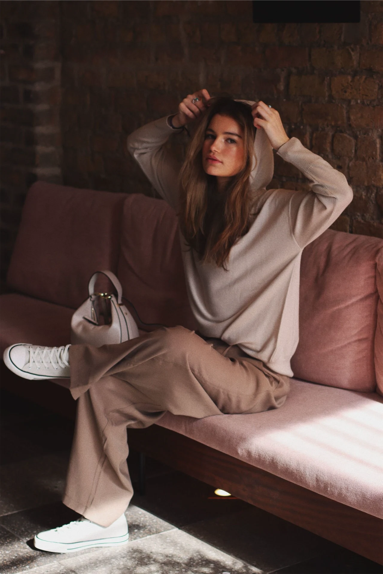 Spencer lightweight hooded jumper, €130