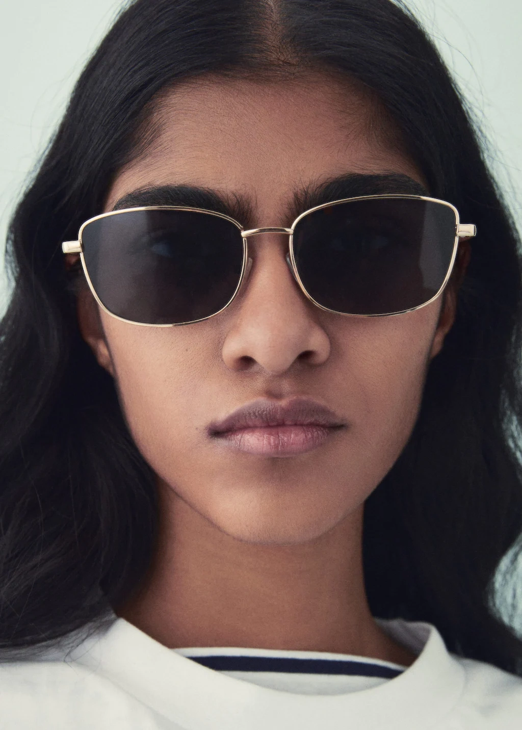 Metallic Frame Sunglasses, €22.99, Mango