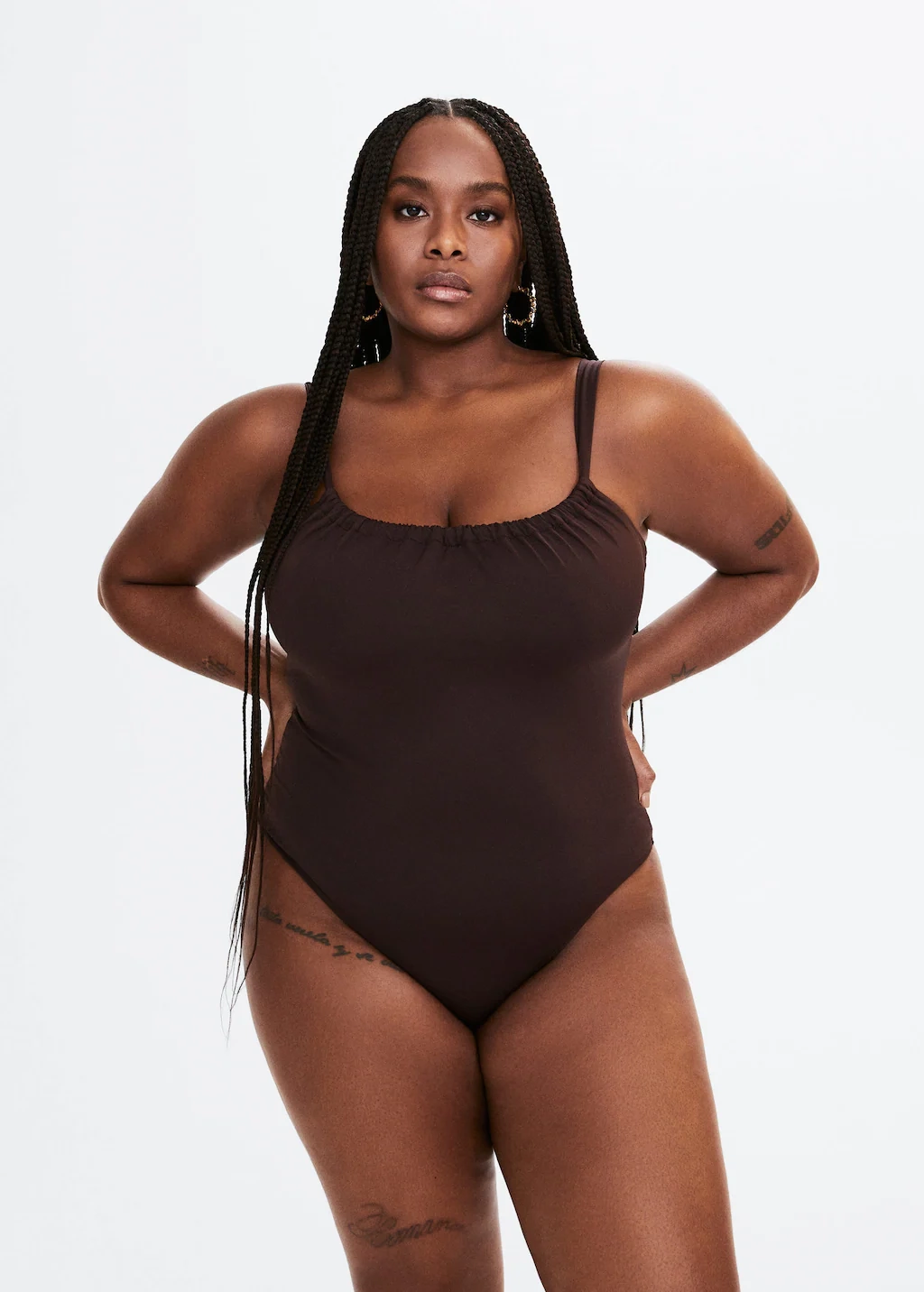 Swimsuit with Gathered Detail, €49.99, Mango