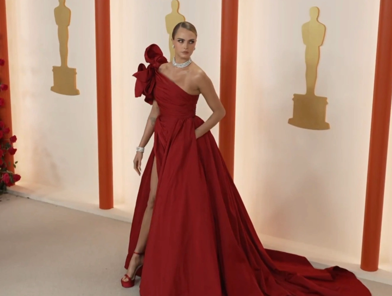 Cara Delevingne at the Oscars
