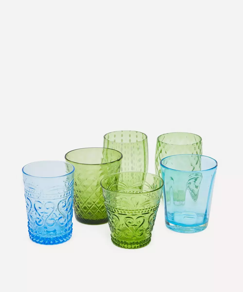 Melting pot assorted glasses set of 6, €120.89, Liberty