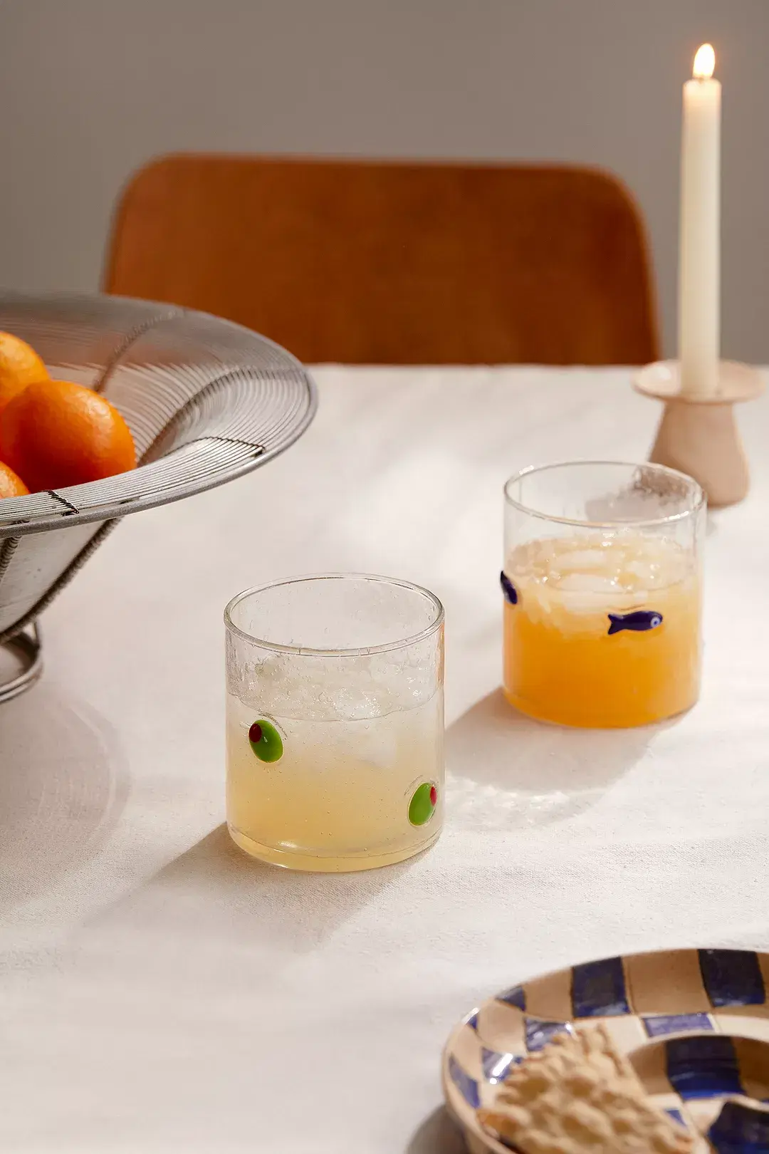 Fish glass tumbler, €18, Urban Outfitters