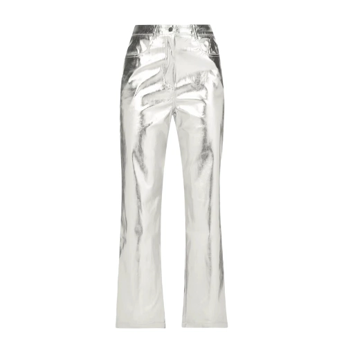 Amy Lynn Lupe Straight-Leg High-Rise Faux Leather Trousers, €90, Selfridges