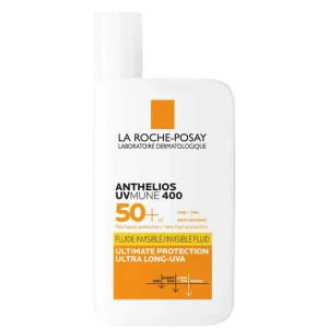 La Roche-Posay Anthelios UVMUNE 400 Invisible Fluid SPF50, €21