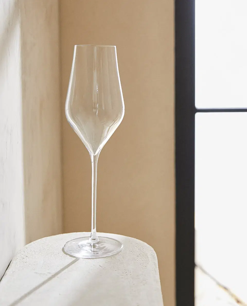 Sparkling wine flute, €6.99, Zara Home