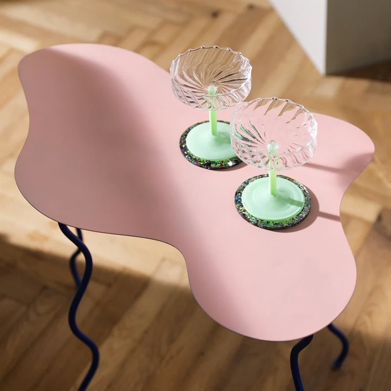 Mint stemmed coupes, €32.95, House of Indi