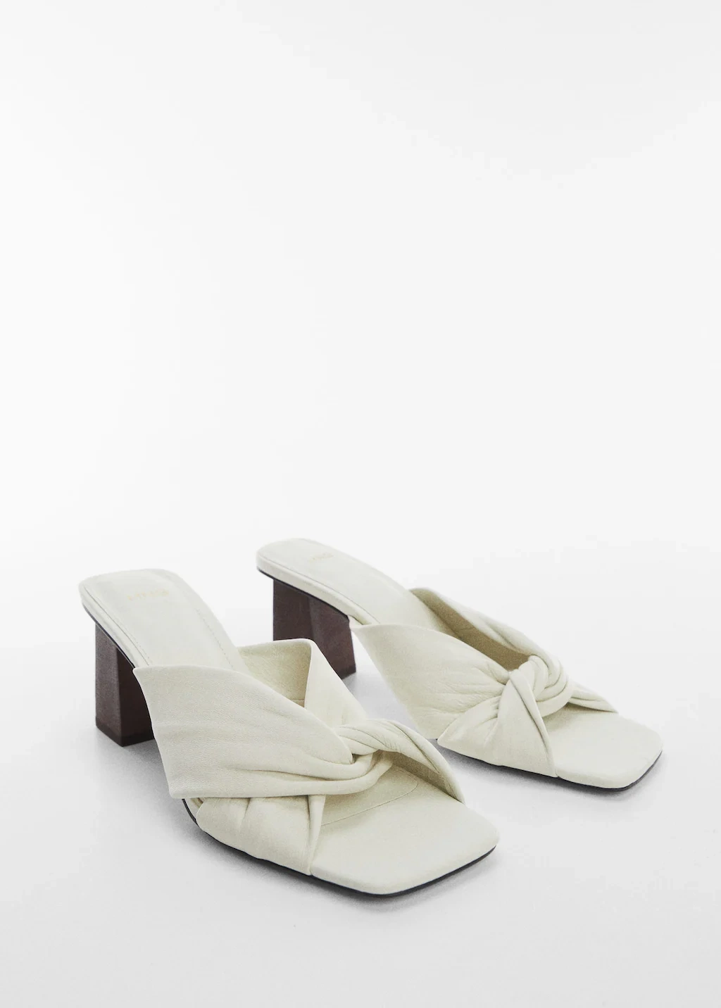 Leather Wrap Sandals, €59.99, Mango