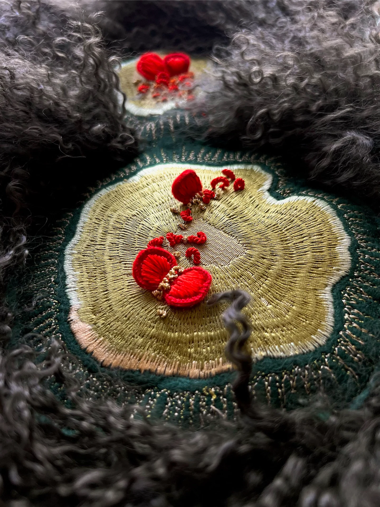 This Irish embroidery artist’s work will feature in the Chelsea Flower Show