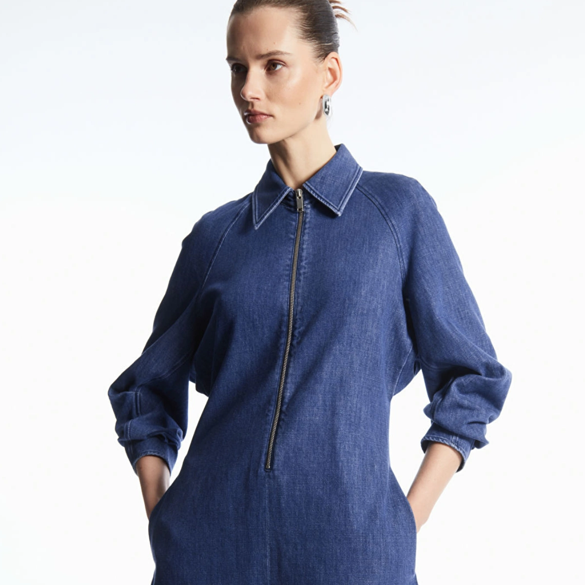 Cos Zip-Up Denim Shirt Dress, €99