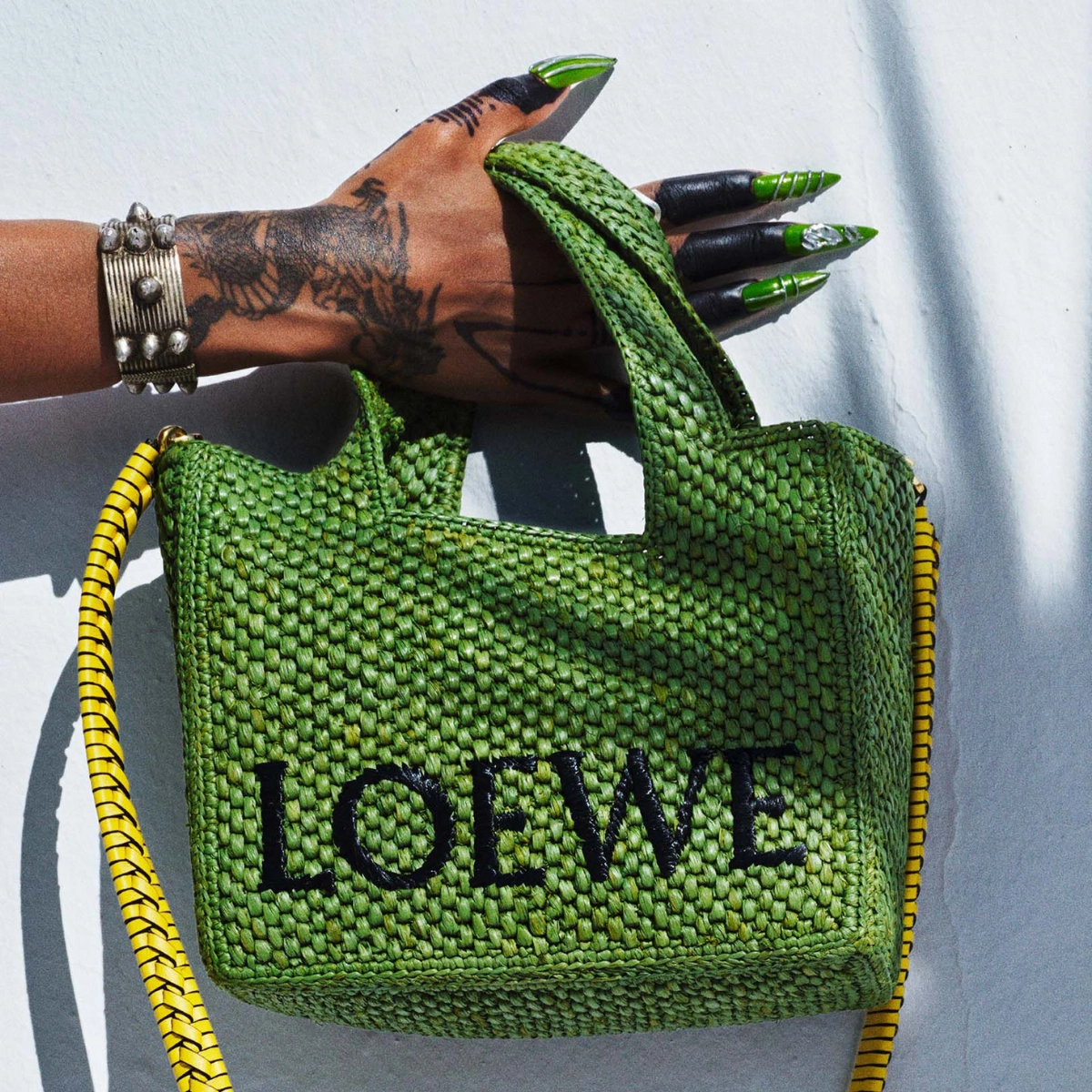 Loewe Raffia Font Tote, €850