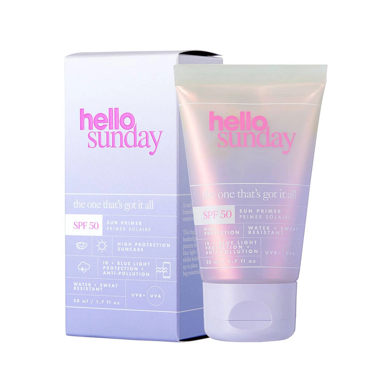 HELLO SUNDAY The One That's Got It All Invisible Sun Primer SPF50, €26