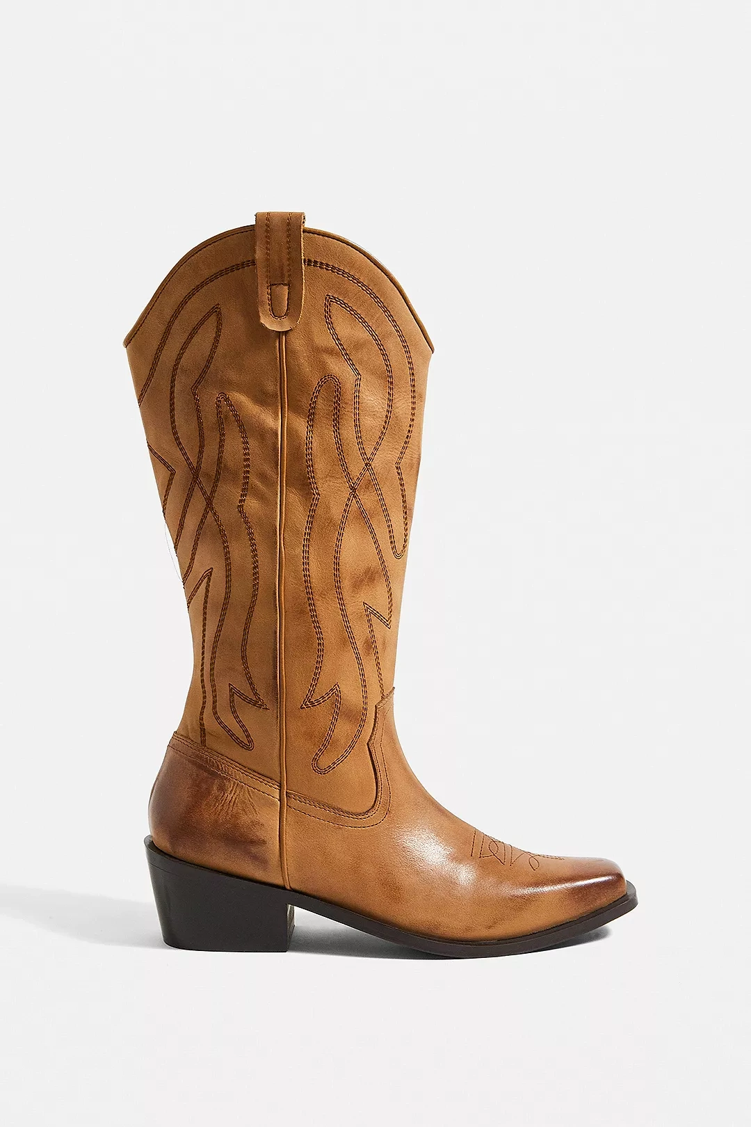 UO Cassidy Western Tan Leather Boots, €99, Urban Outfitters