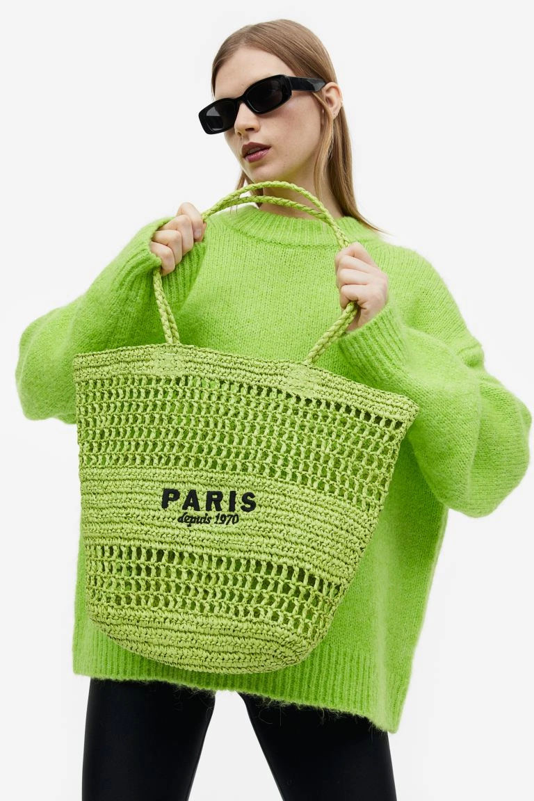 Straw Shopper, €19.99, H&M