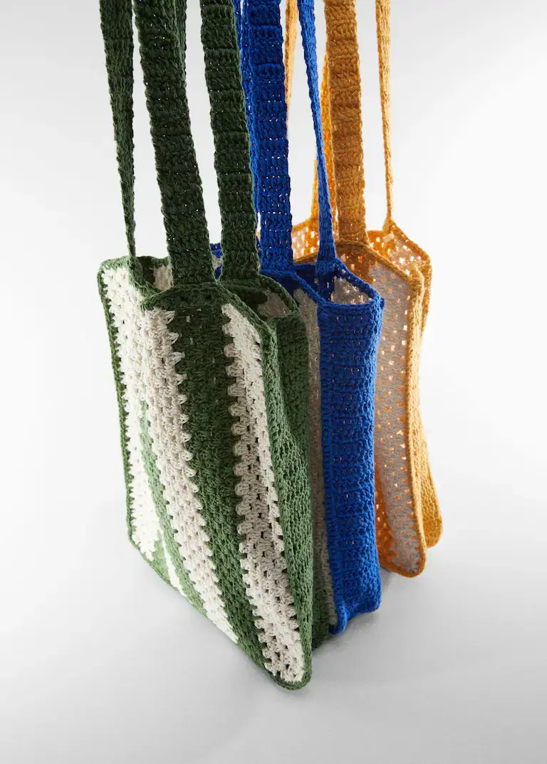 Mango, Bucket Crochet Bag, €39.99
