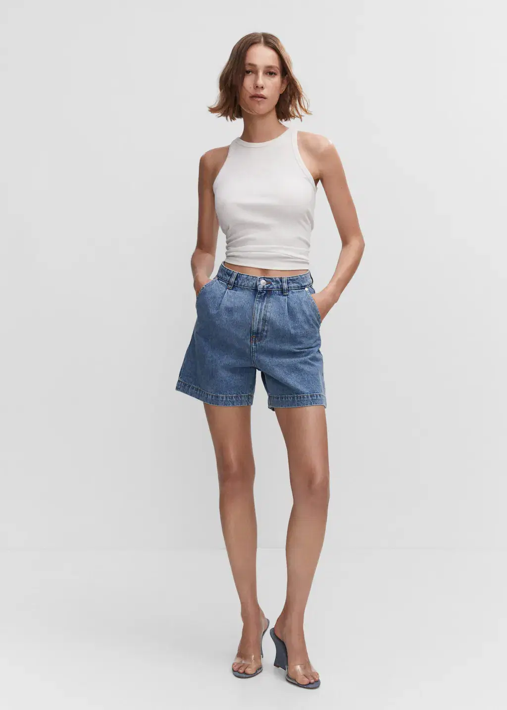 Mango, Slouchy Denim Shorts, €25.99