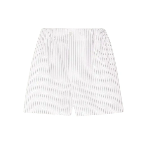 Bottega Veneta Pinstriped Cotton-Poplin Shorts, €500, Net-a-porter