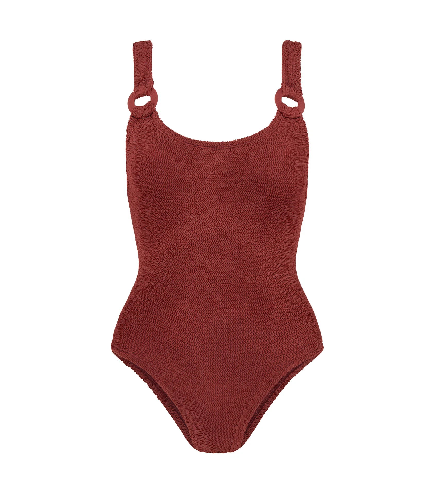 Rose Inc x Hunza G Christy Swim Metallic Rosewood, €?195
