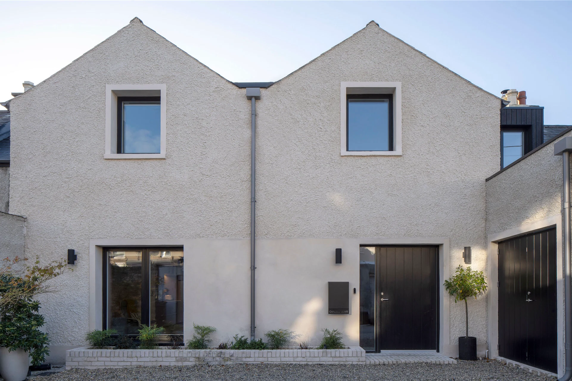Two Bray coach houses have been converted into a bright and spacious family home