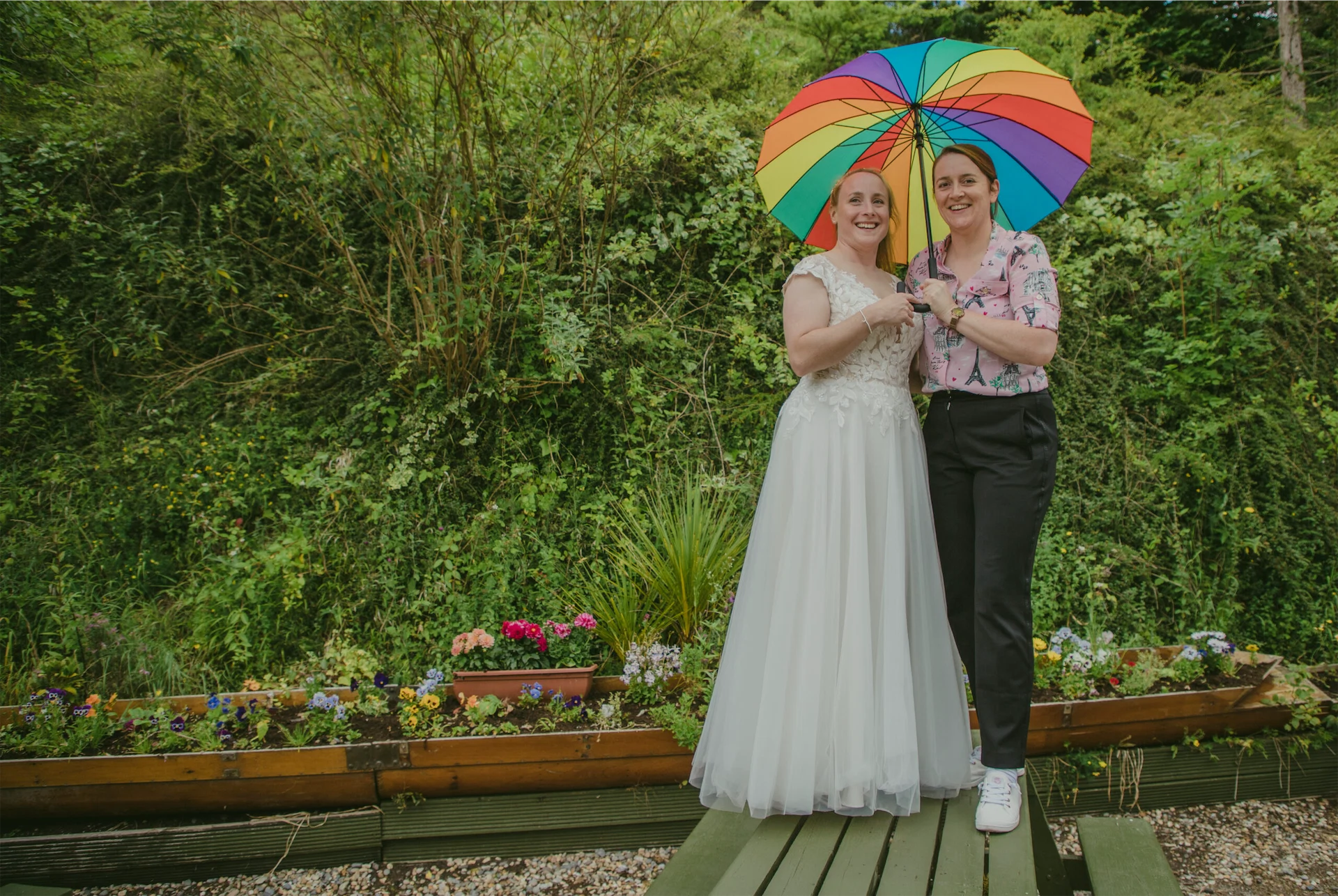 Real Weddings: Amy and Lisa’s intimate restaurant wedding in Co Dublin