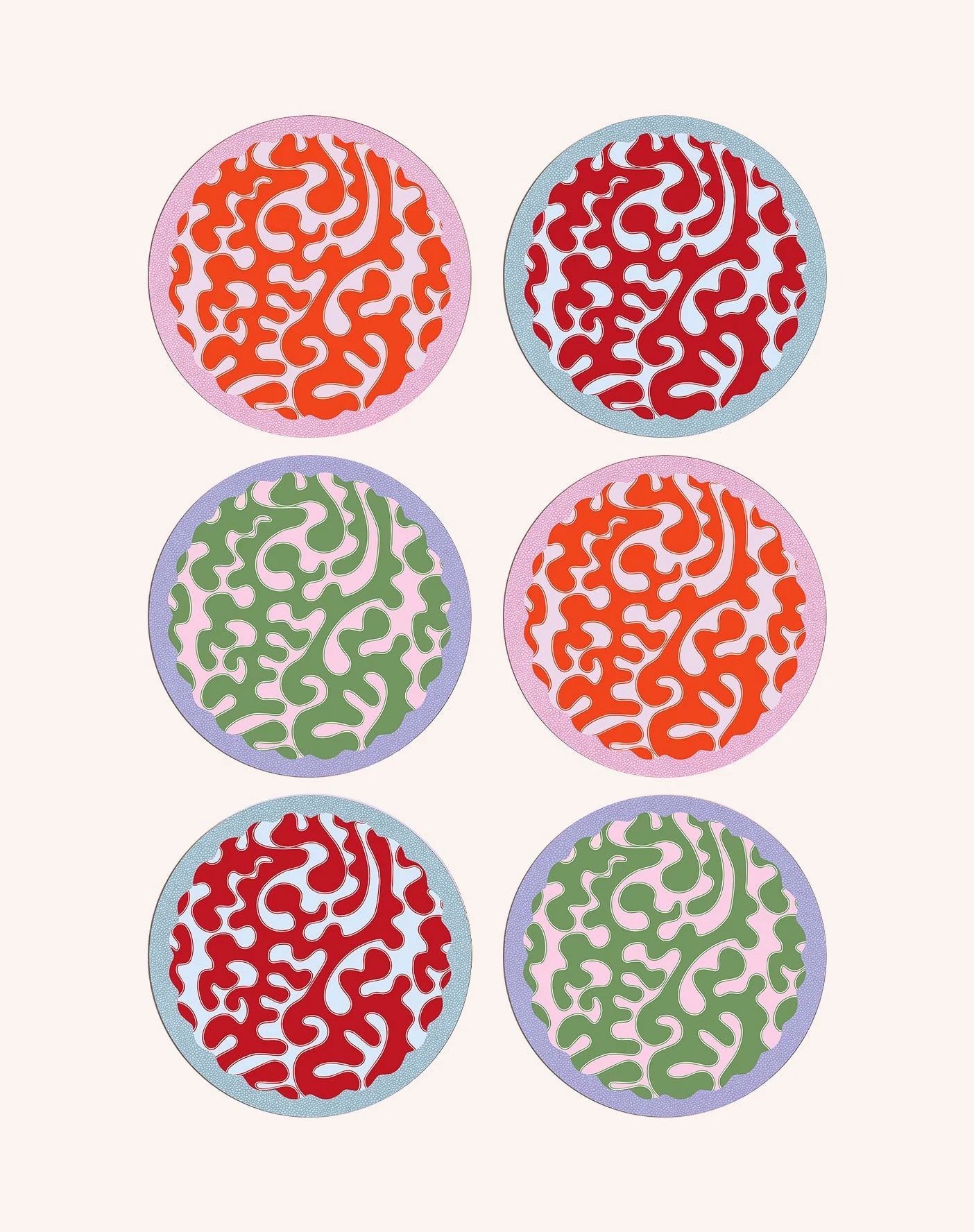 Fruit Loop Placemat Set of 6, £102