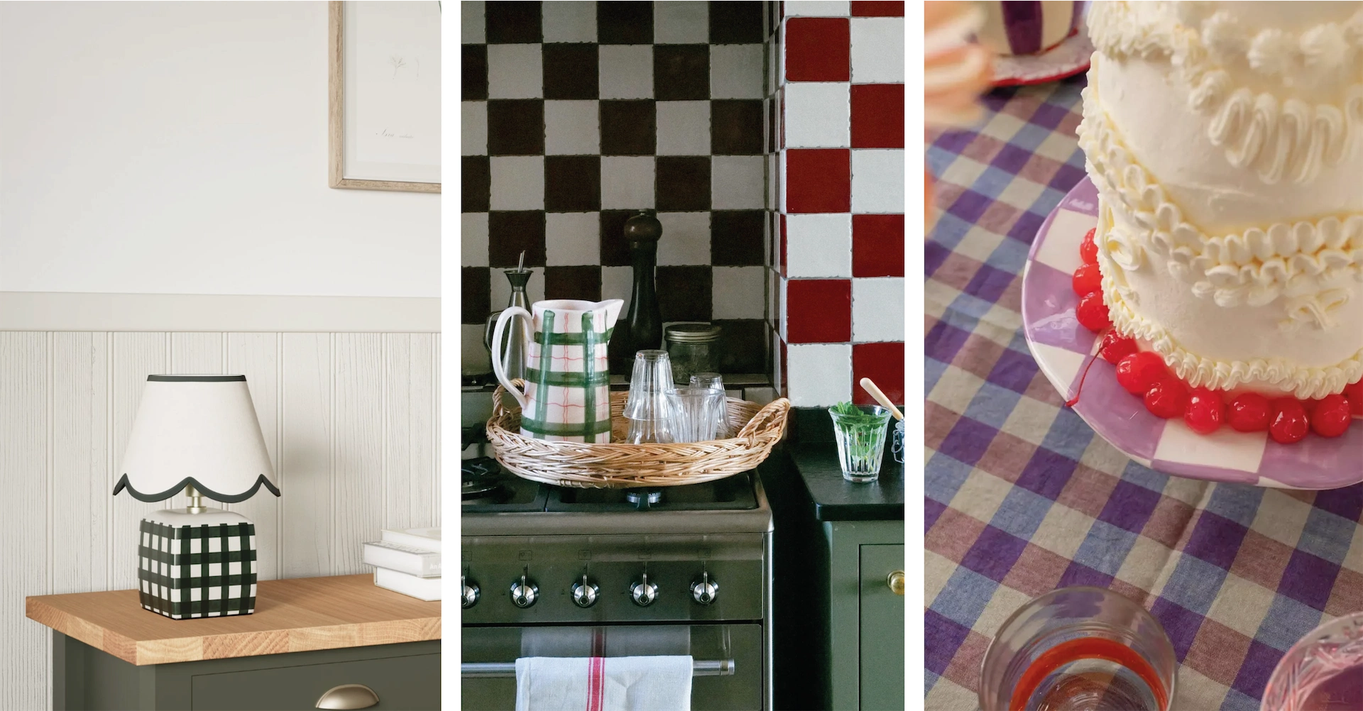 Cheerful checks: 32 pieces to add a playful touch to your home