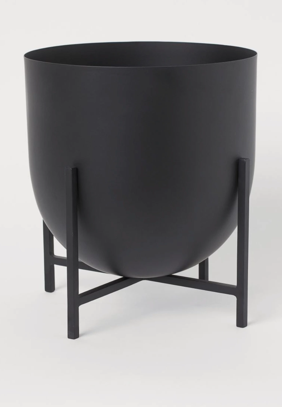 Large pedestal plant pot, €24, H&M