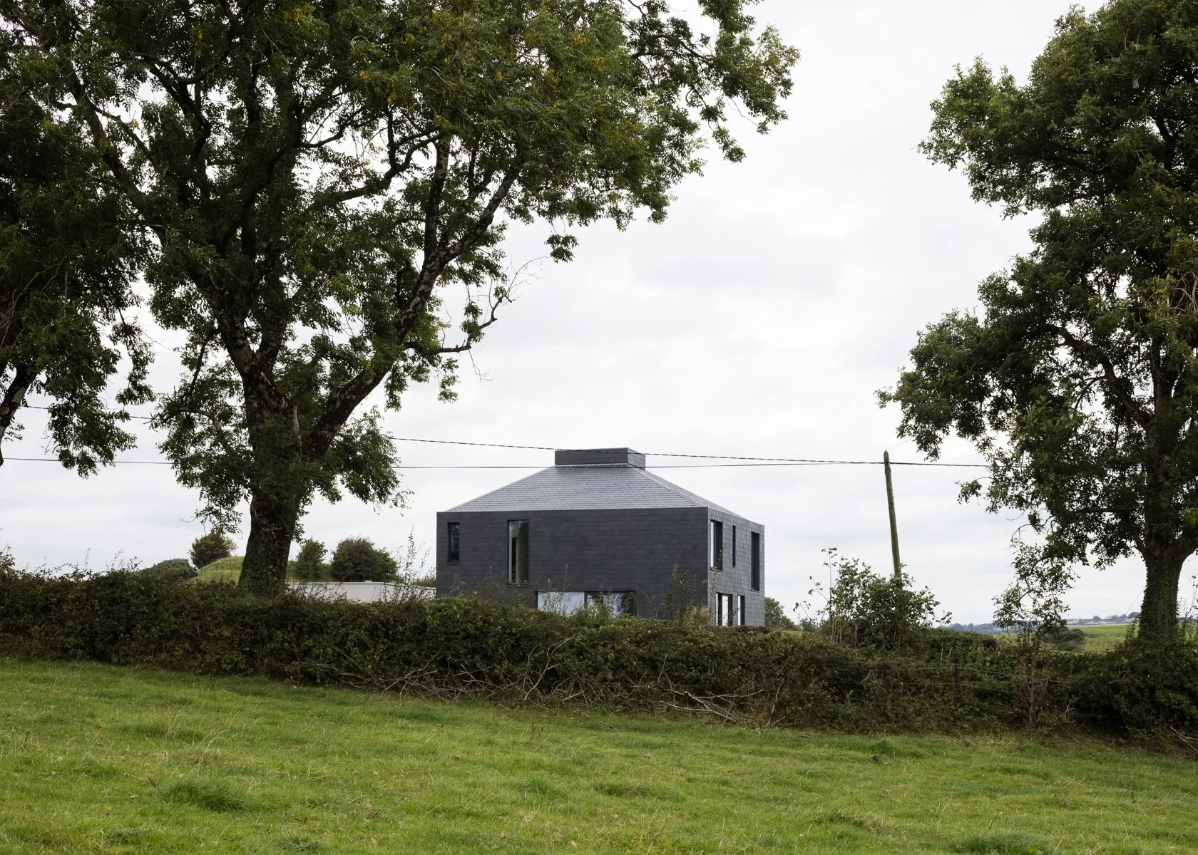 This Co Meath self-build blends with its rural surroundings, and has a clean and modern interior
