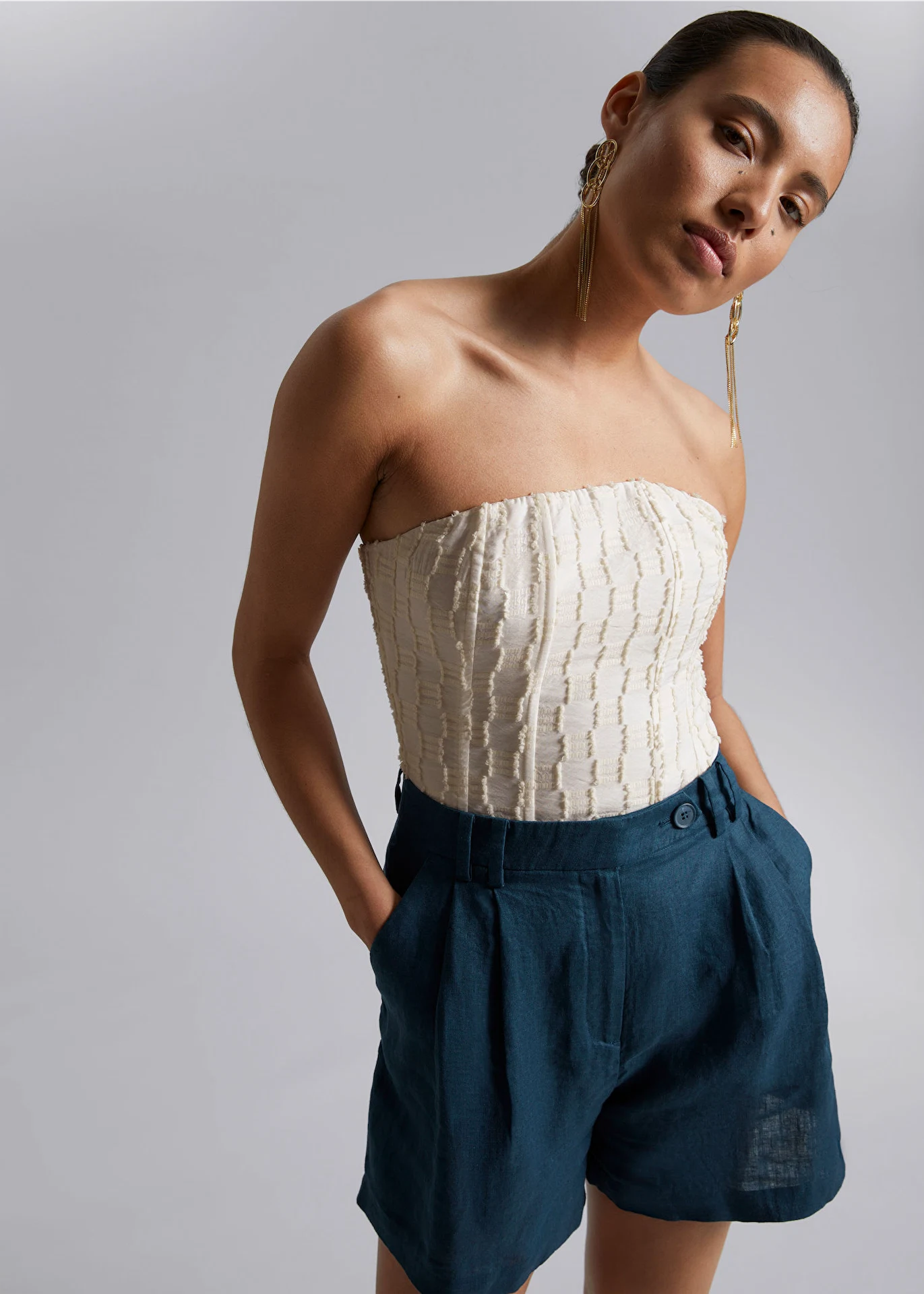 & Other Stories, Relaxed Linen Shorts, €69