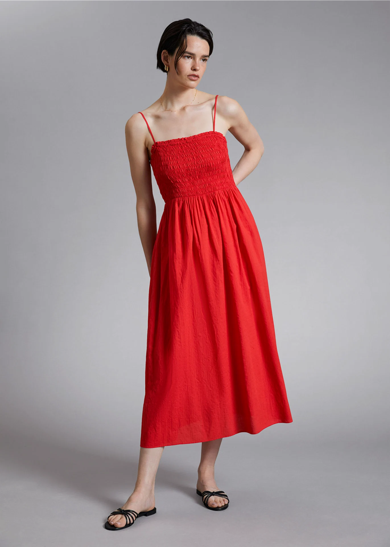& Other Stories, Smocked Bodice Maxi Dress, €69