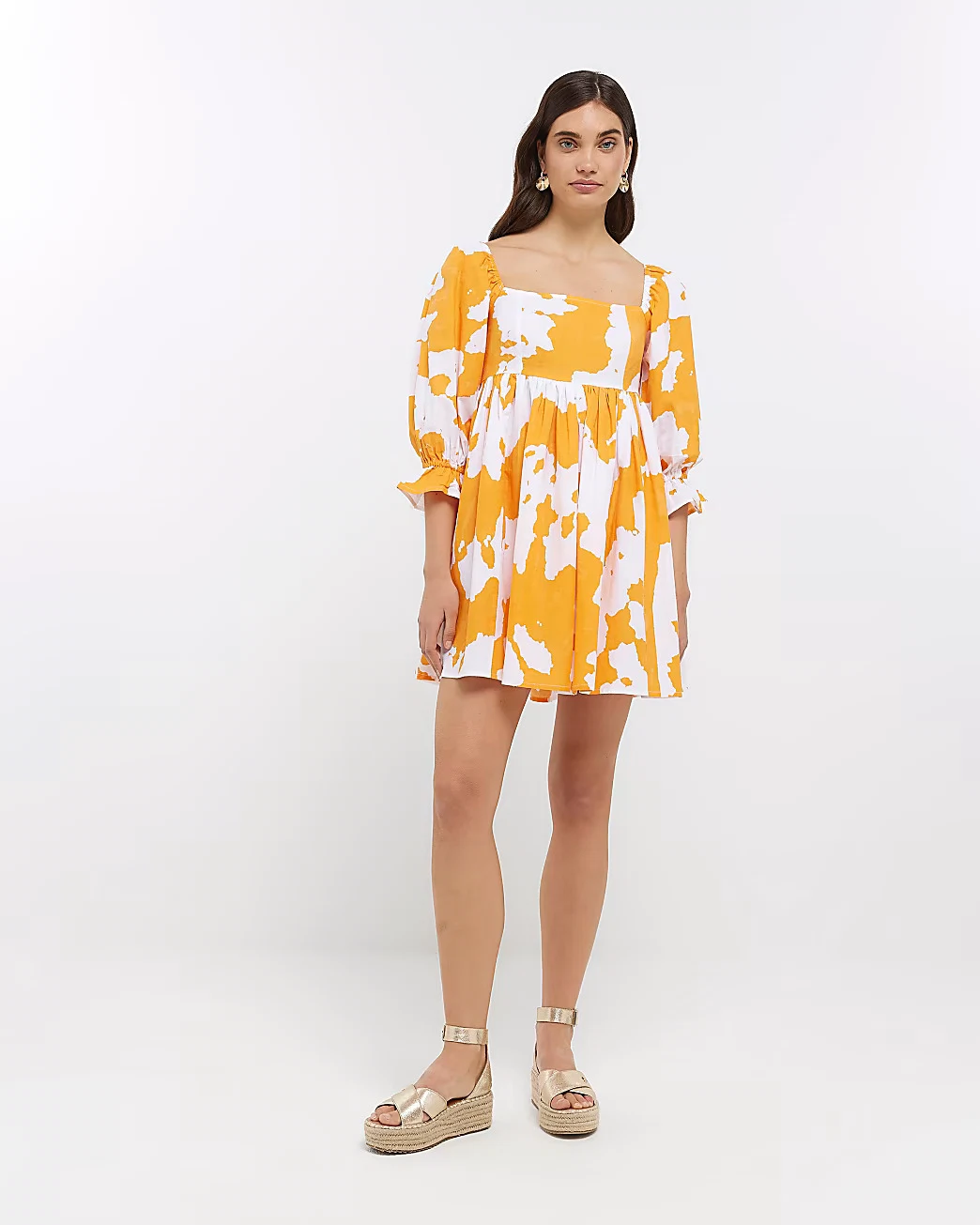 River Island, Abstract Mini Smock Dress, €52