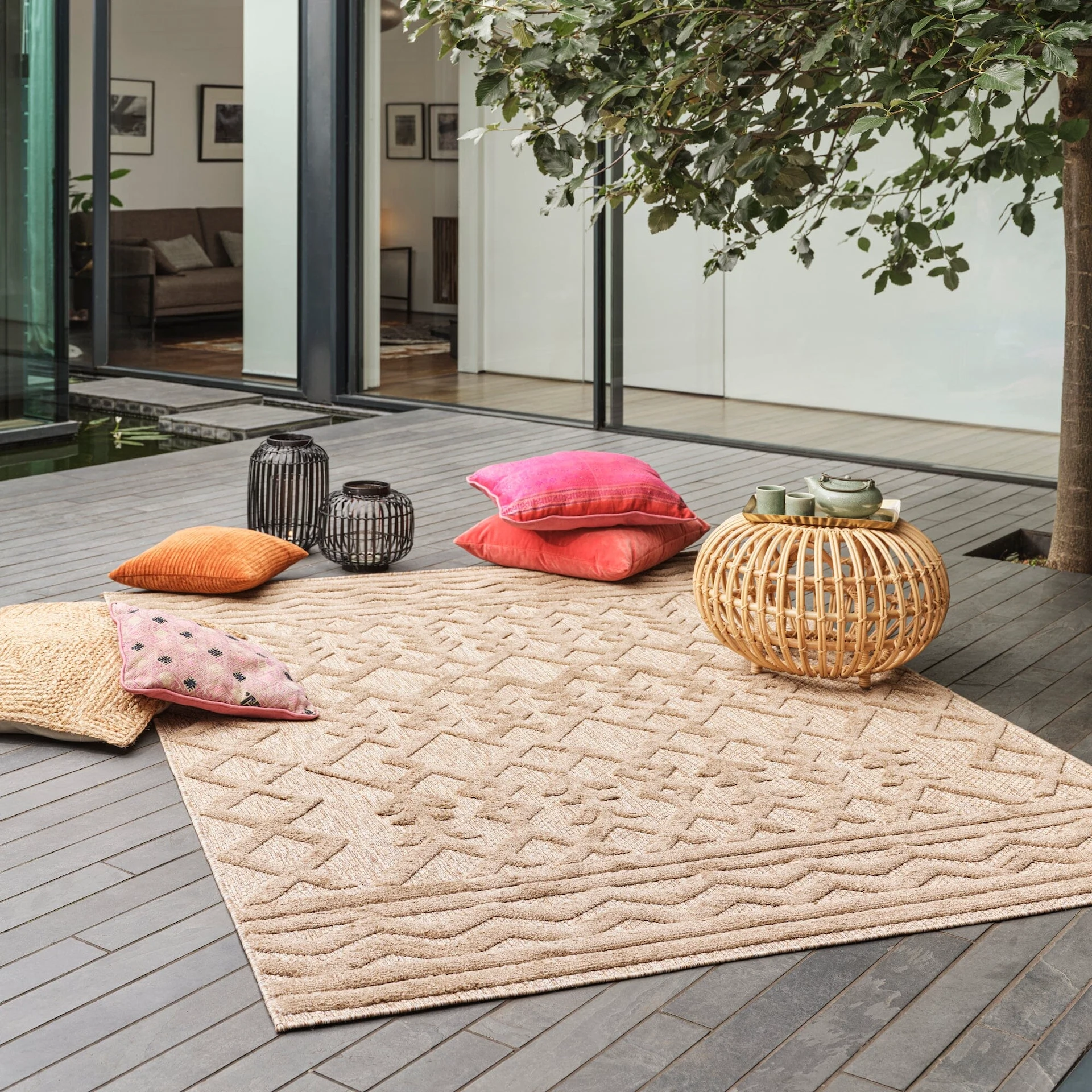 Salta Brown Links Indoor/Outdoor Rug, price on request