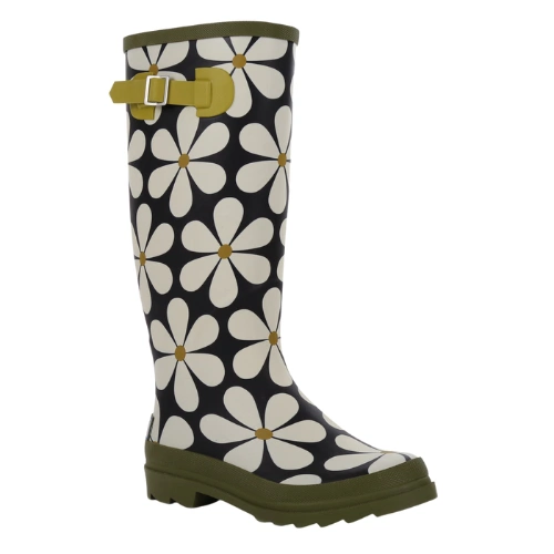 Welly Hi II in Black Daisy Seagrass, €78.95