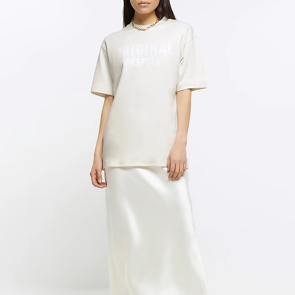 Cream Oversized T-Shirt, €20