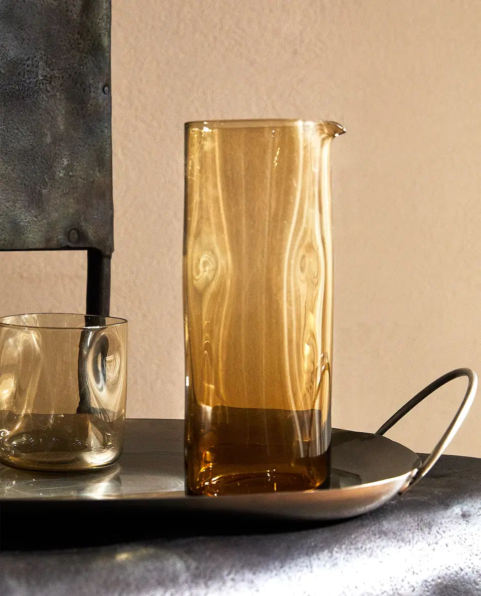 Zara, Irregular Glass Jug, €22.99