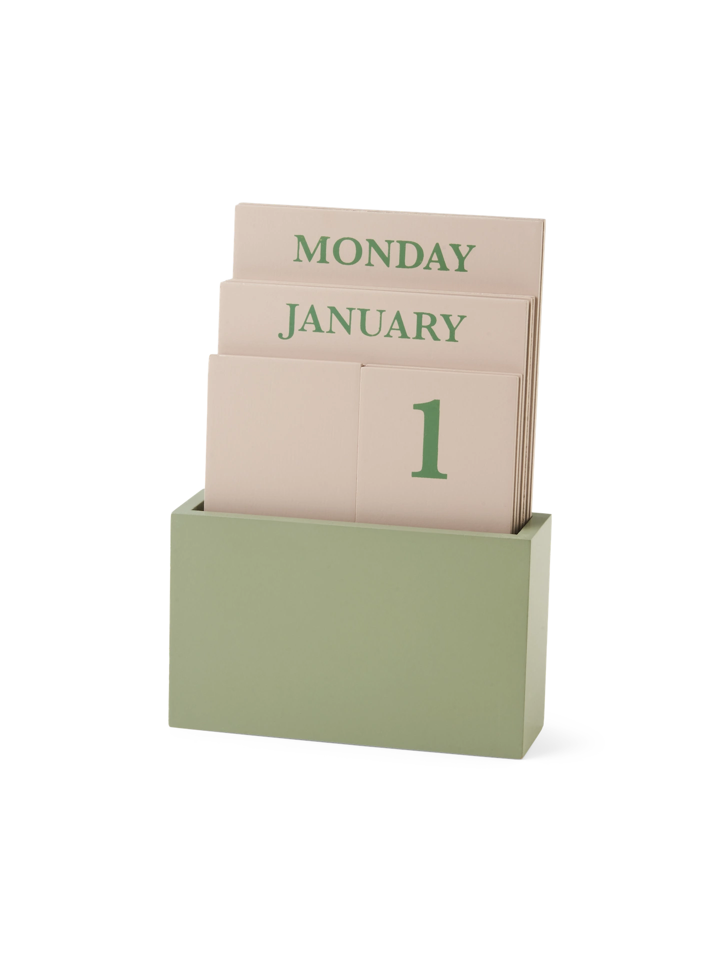 Desk calendar, €11.24