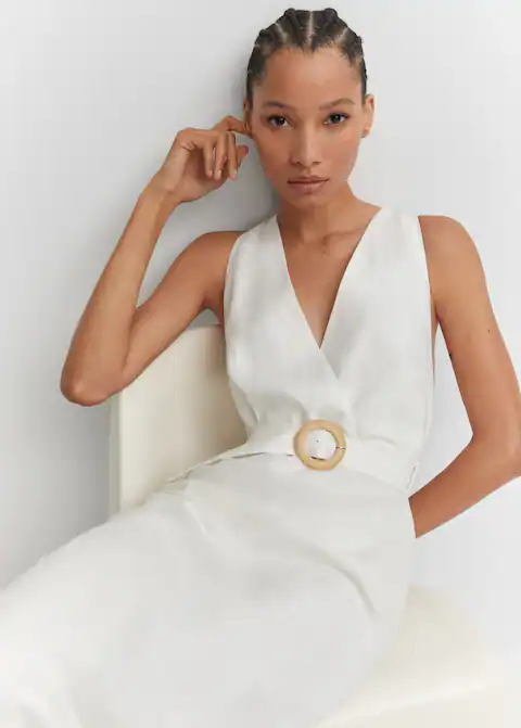 Belt Linen Dress, €69.99