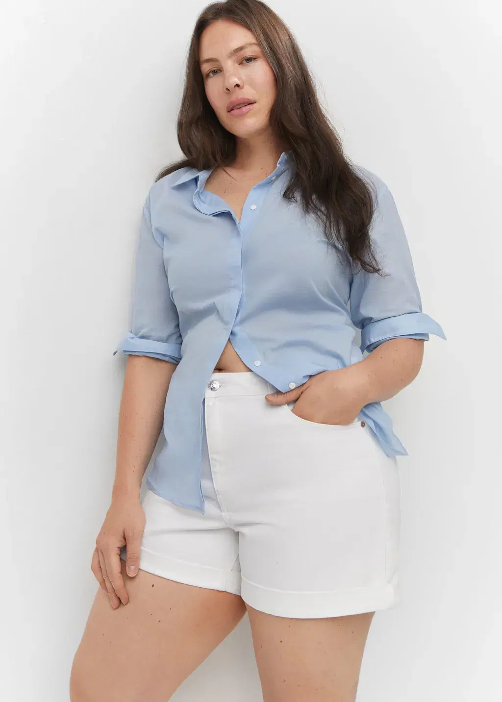 Mango, Mom Fit Denim Shorts, €22.99