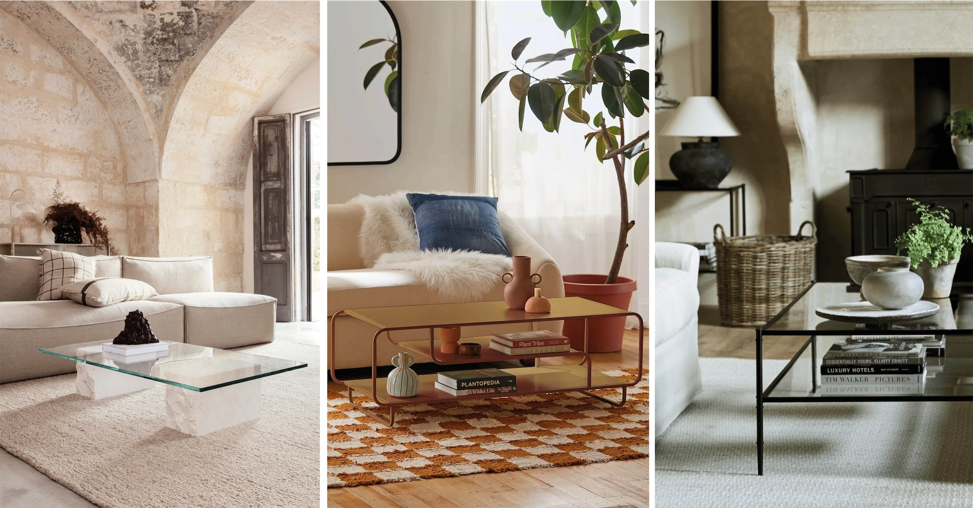 34 chic coffee tables to create a focal point in even a small living space