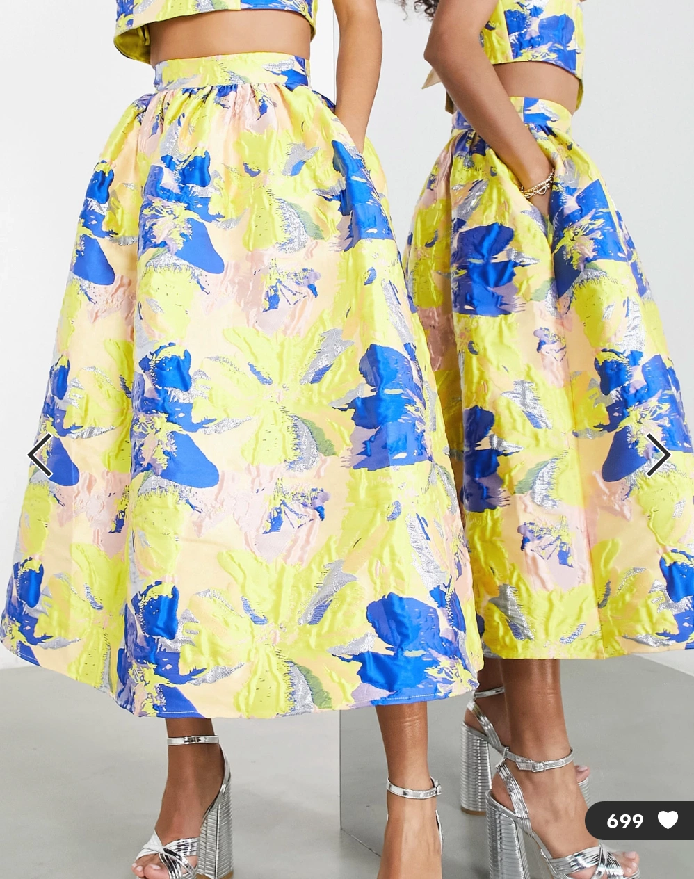 ASOS Edition full midi skirt, €85.50, ASOS