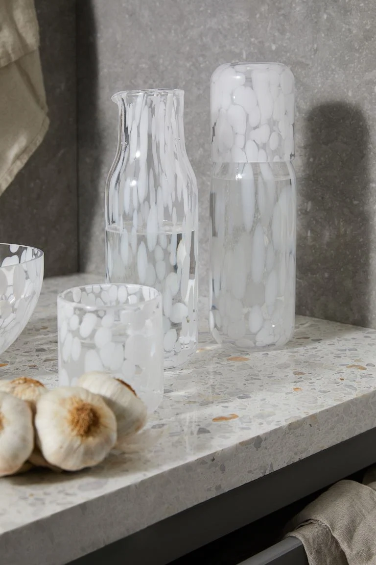 H&M, Glass Carafe, €19.99