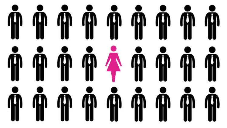 It’s lonely when you’re the only woman in the room…