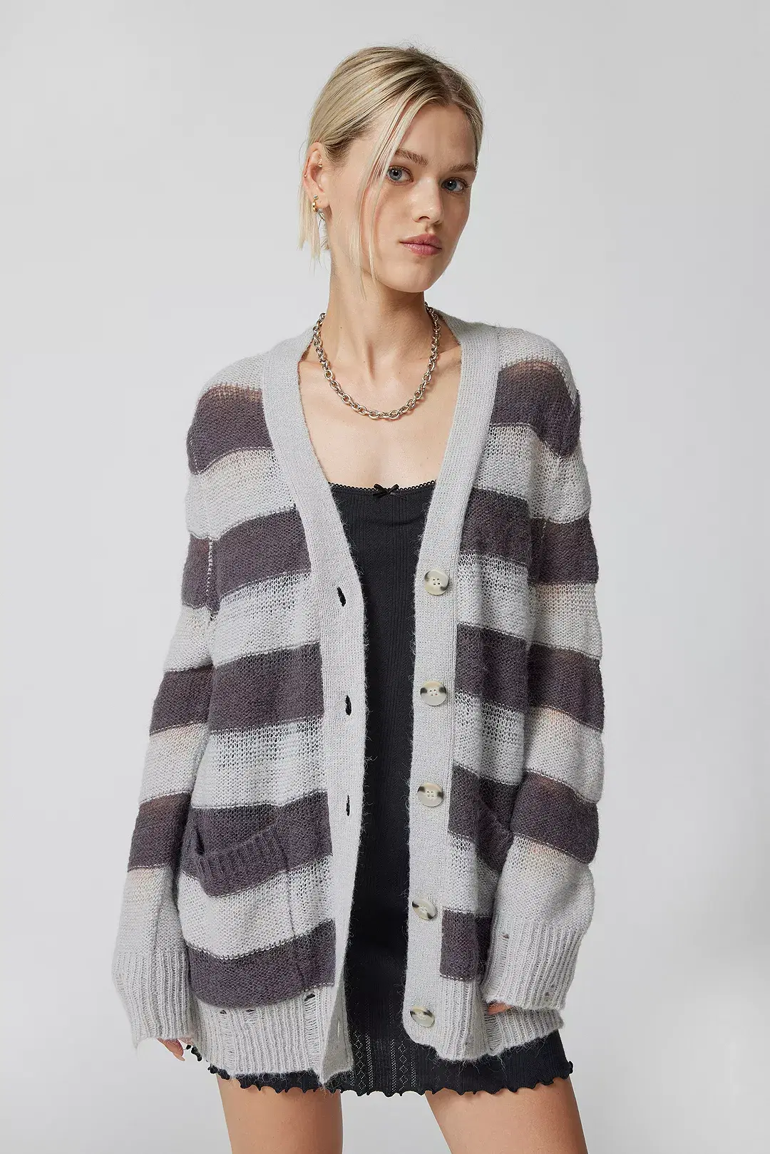 Urban Outfitters, Alston Laddered Knit Cardigan, €59