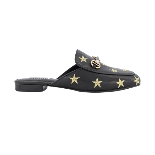 Galaxies Star Embroidered Backless Loafers, €69
