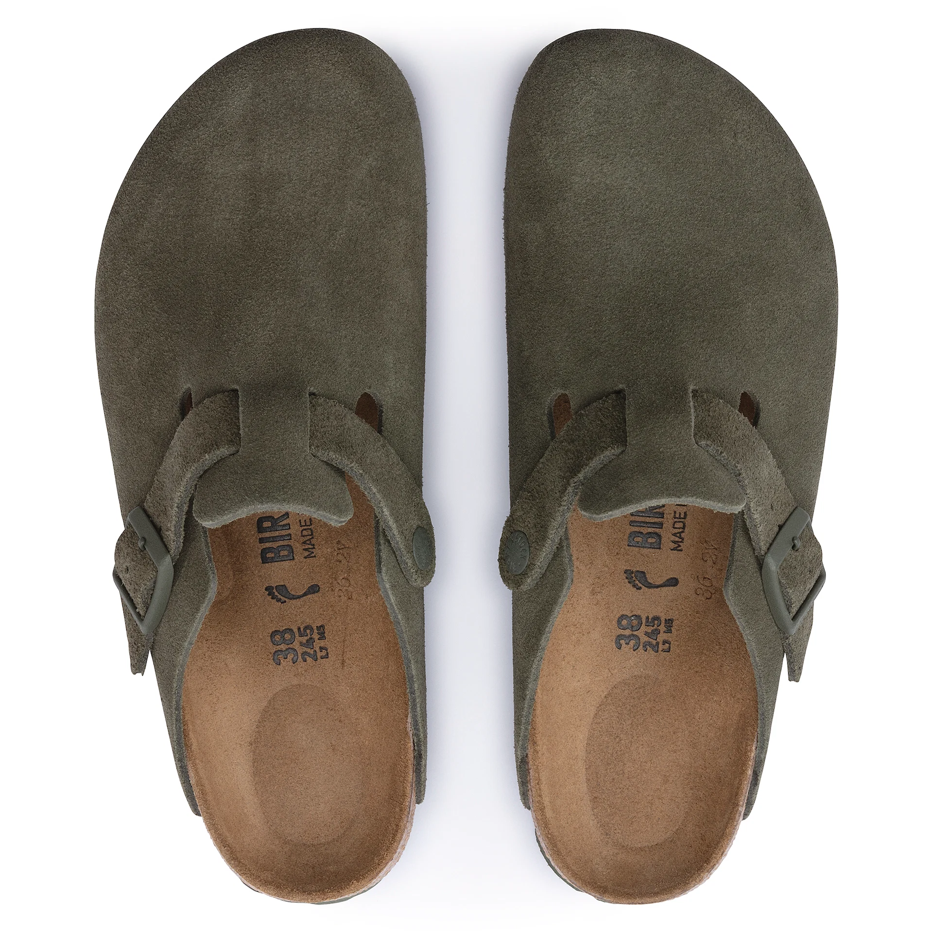 BIRKENSTOCK, Boston Suede Leather, €140