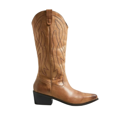 UO Cassidy Western Tan Leather Boots, €99