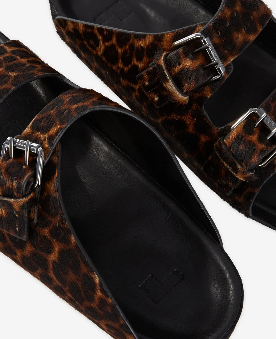 The Kooples, Leopard Print Sandals, €127.50