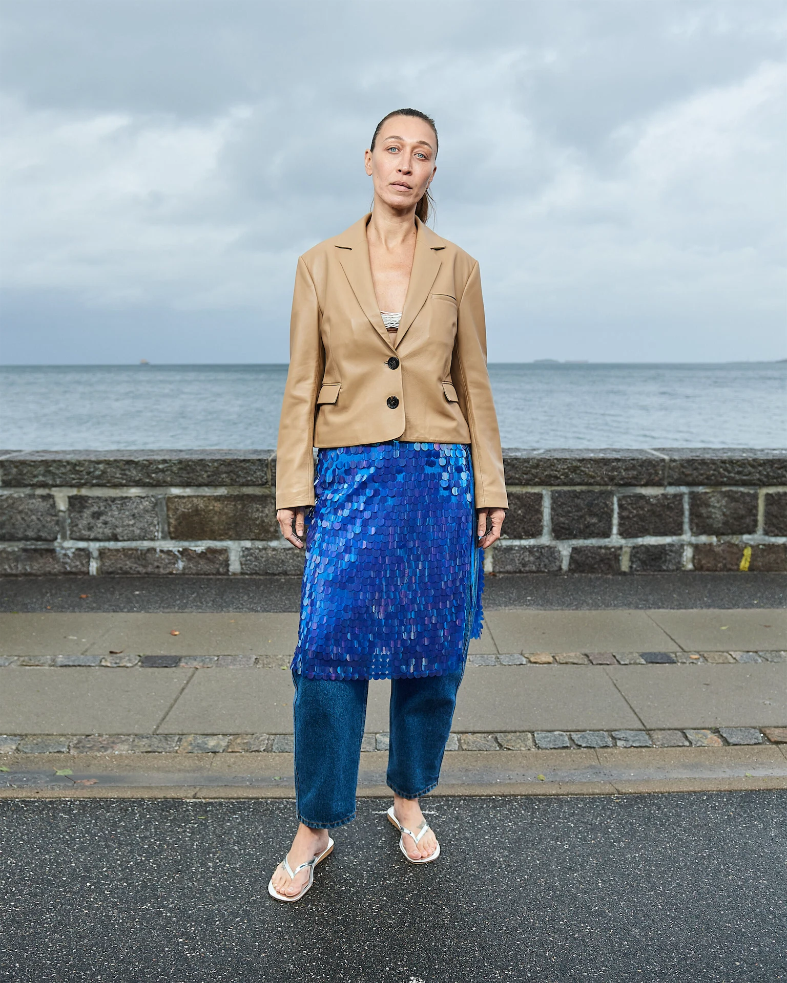 Alana Hadid for Saks Potts SS24