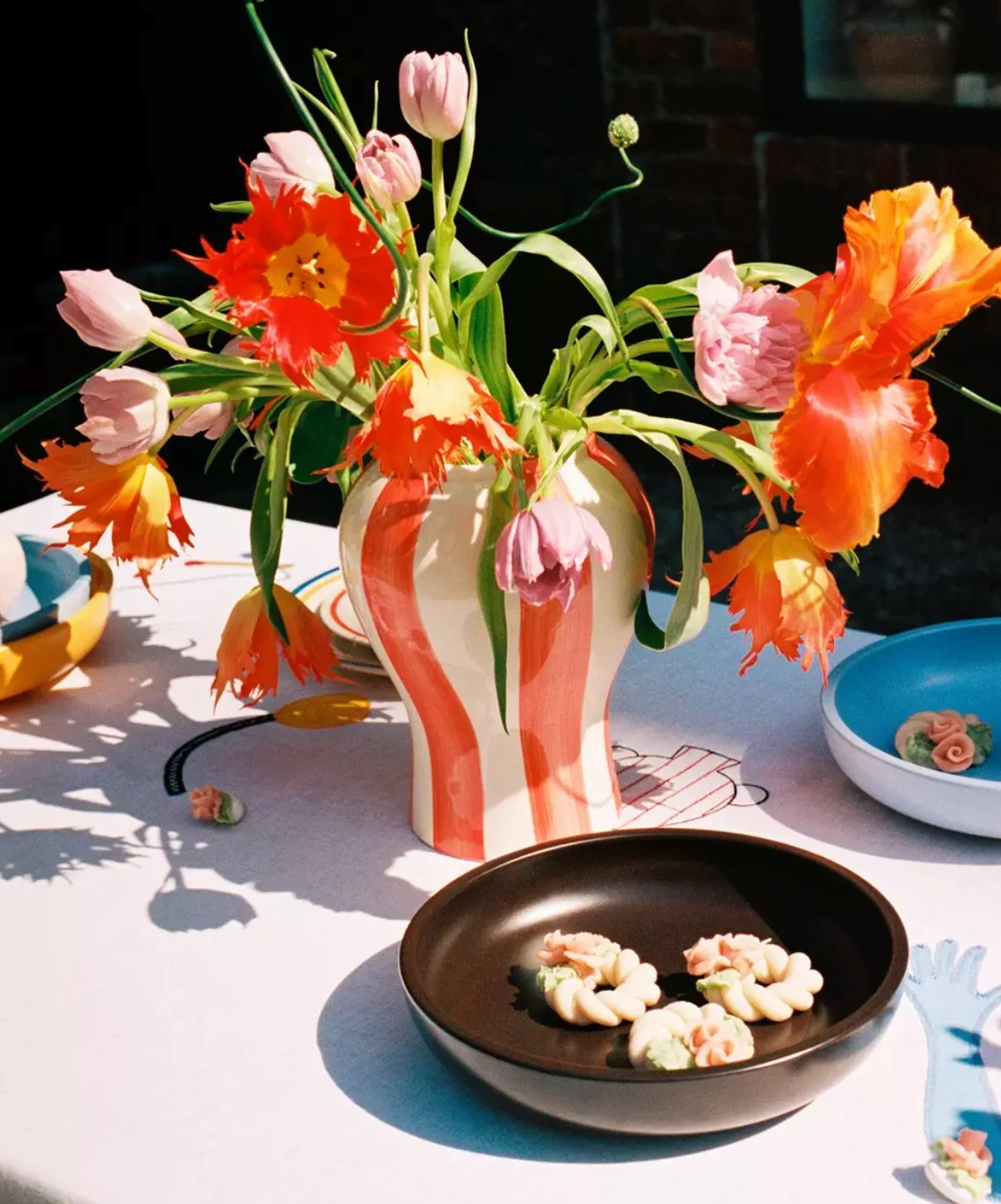 Sobremesa Small Stripe Vase, Hay, € 105, Liberty