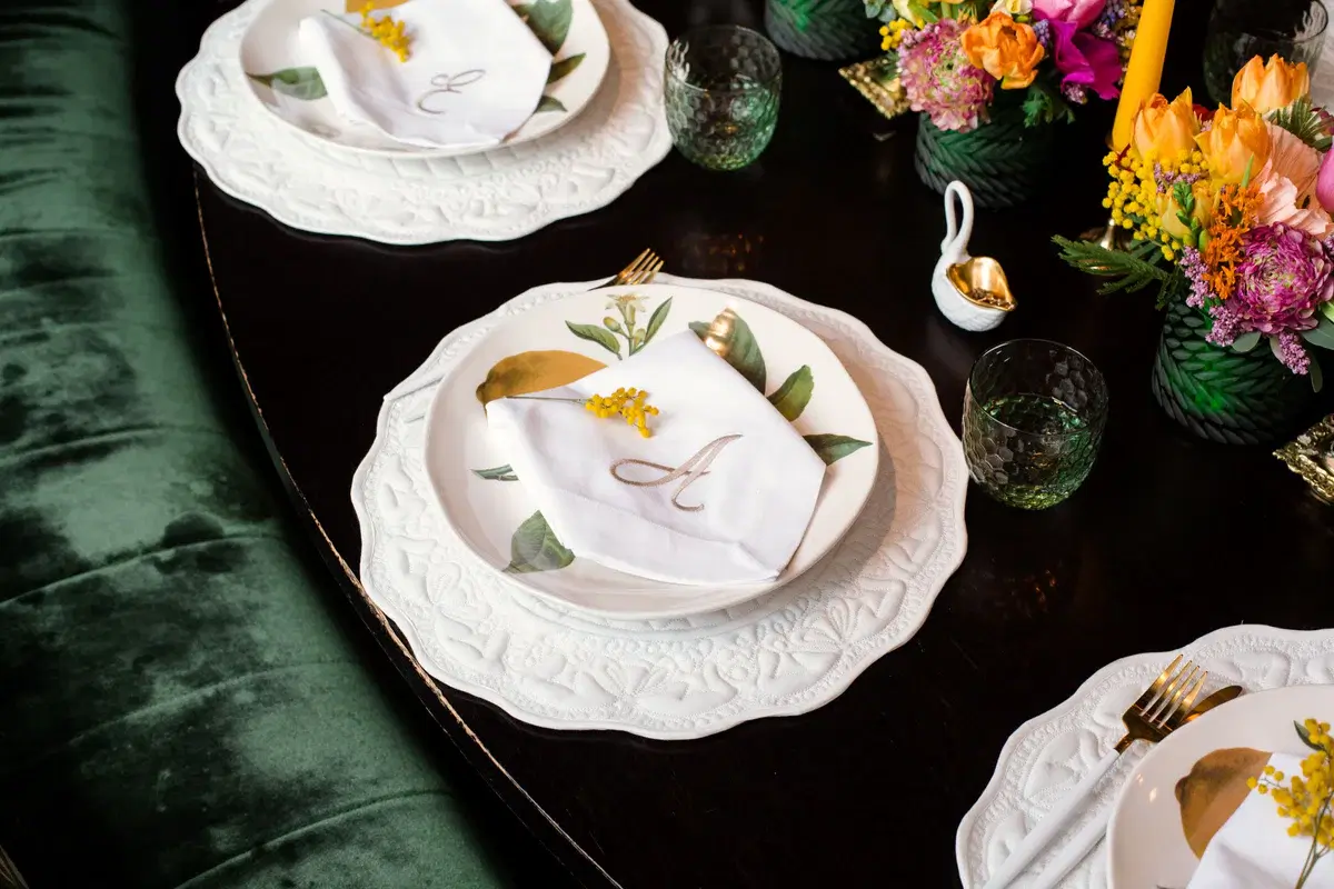 The Designed Table, Monogrammed Napkin Set, €60